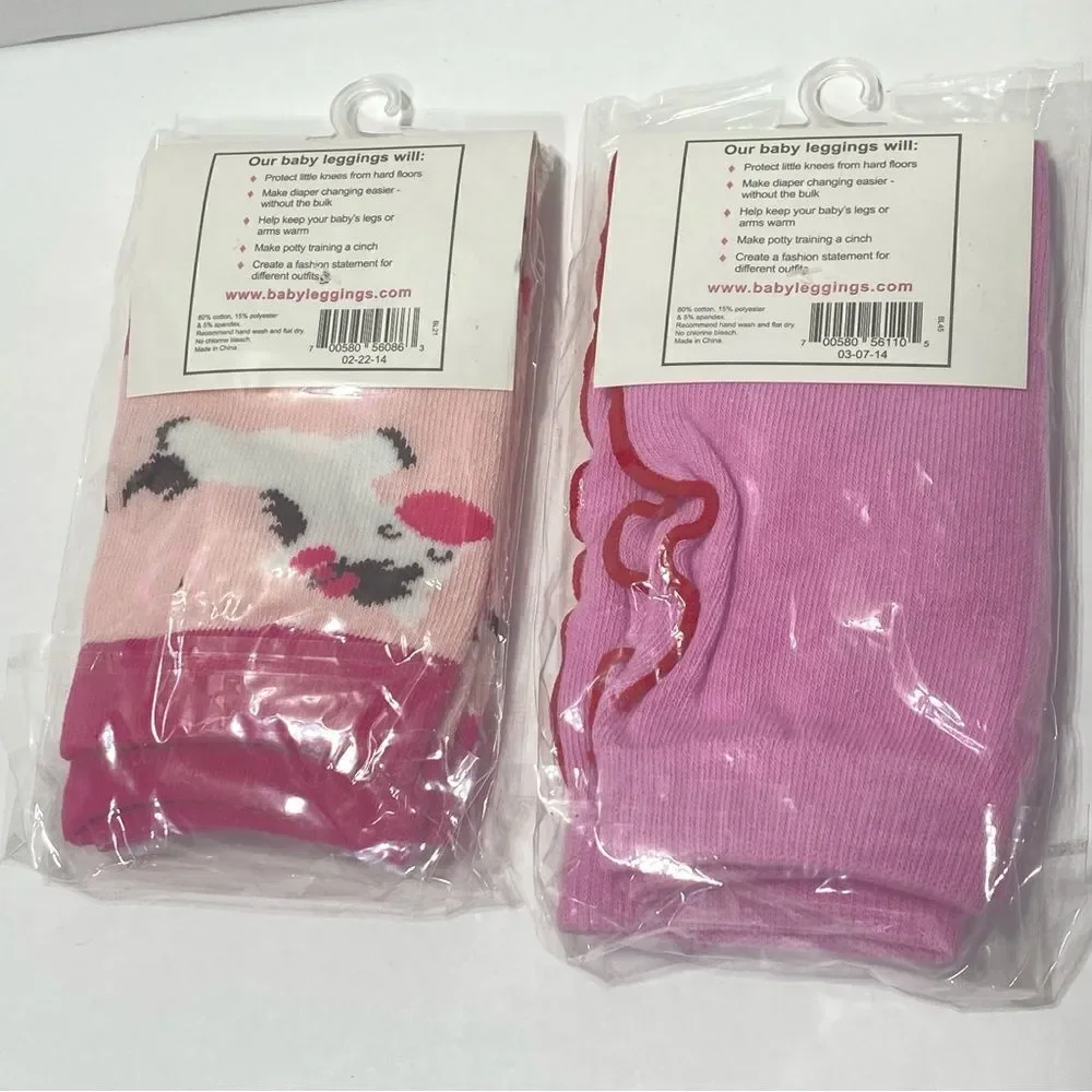 Baby Leggings BL Brand Pink Leggings For Babies 2 Pair Sealed